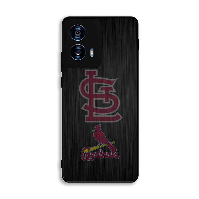 St Louis Cardinals Logo Wood Motorola Moto G Power 5G 2024 Case FE6720