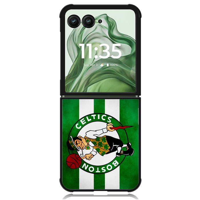 boston celtics Logo Z4134 Motorola Moto Razr+ Plus 2024/2025 Case, Motorola Razr 50 Ultra/50s Ultra Case
