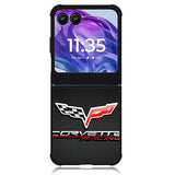 Corvette Logo 2nd Motorola Moto Razr 2024 , Moto Razr 50 Case