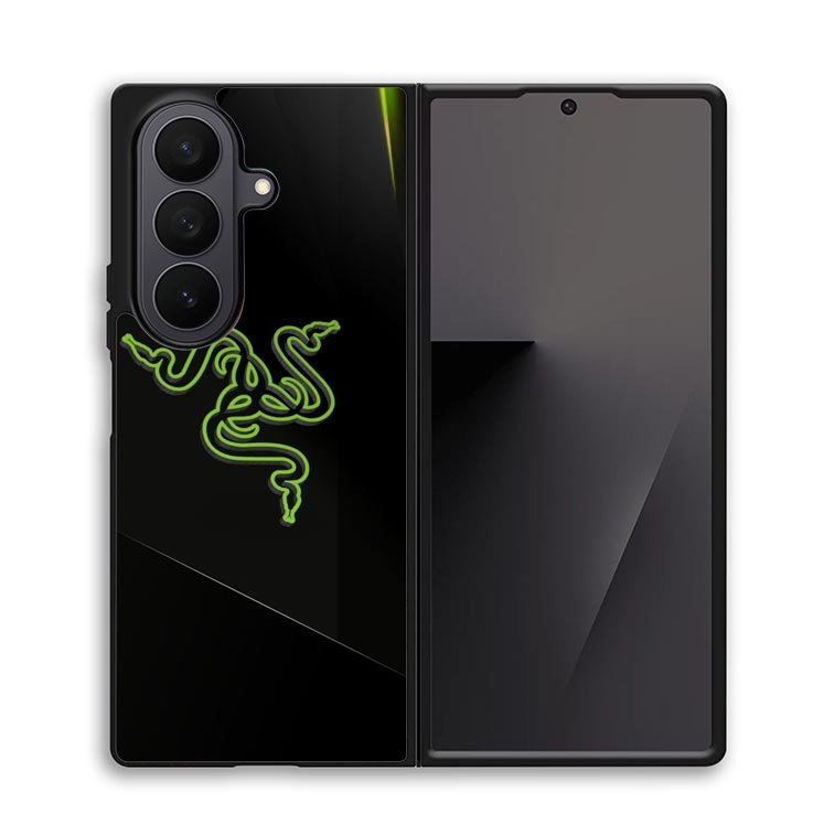 razer on geometric Z4170 Samsung Galaxy Z Fold 7 Case