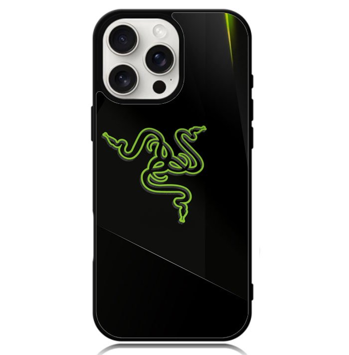 razer on geometric Z4170 iPhone 16 Pro Case