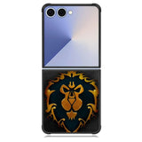 World of Warcraft Alliance Gold Logo Z4196 Samsung Galaxy Z Flip 7 Case