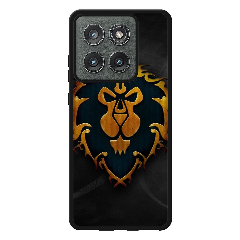 World of Warcraft Alliance Gold Logo Z4196 Motorola Moto Edge 2025 Case