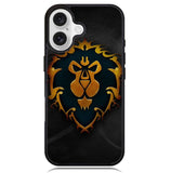 World of Warcraft Alliance Gold Logo Z4196 iPhone 16 Case