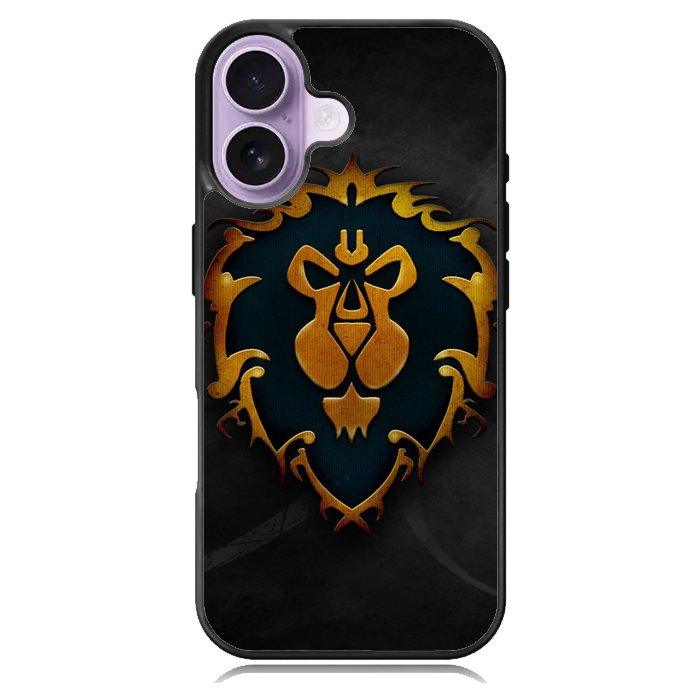 World of Warcraft Alliance Gold Logo Z4196 iPhone 17 Case