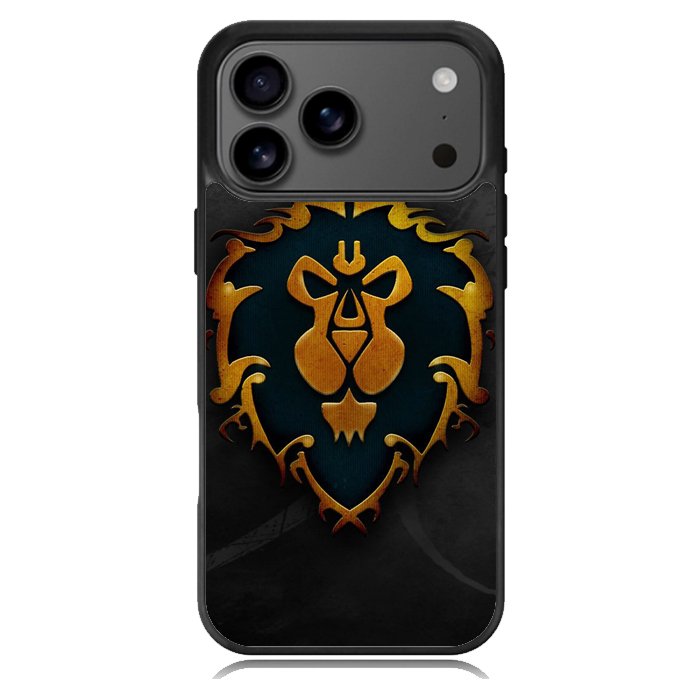 World of Warcraft Alliance Gold Logo Z4196 iPhone 17 Pro Case