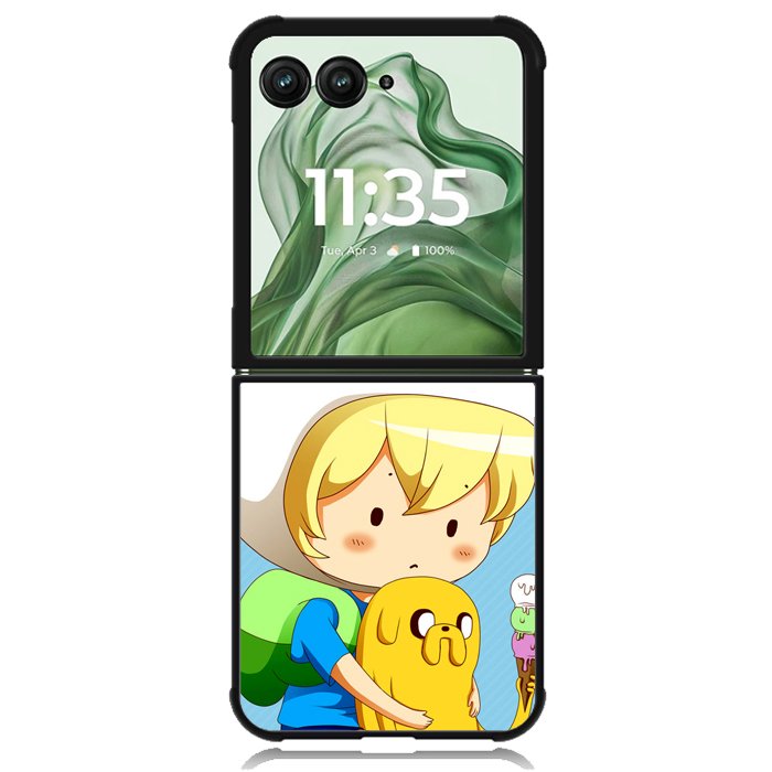 adventure time finn Z4314 Motorola Moto Razr+ Plus 2024/2025 Case, Motorola Razr 50 Ultra/50s Ultra Case