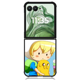 adventure time finn Z4314 Motorola Moto Razr+ Plus 2024/2025 Case, Motorola Razr 50 Ultra/50s Ultra Case