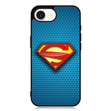 Superman Blue Carbon Logo iPhone 16e Case