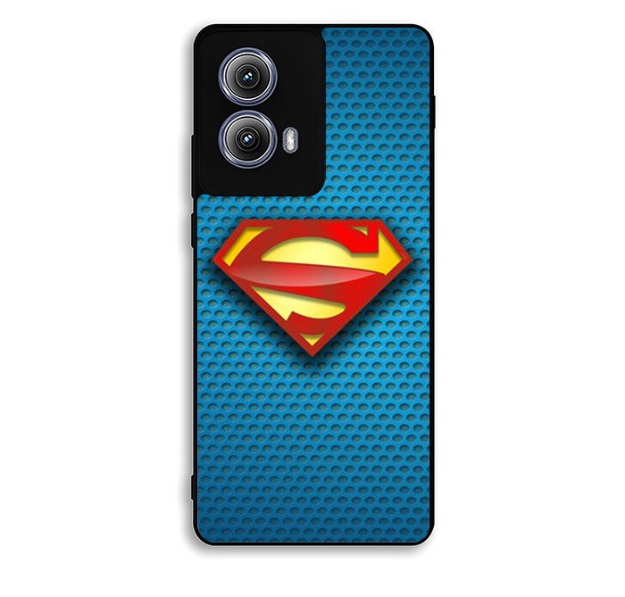 Superman Blue Carbon Logo Motorola Moto Edge 2024 Case FE4838