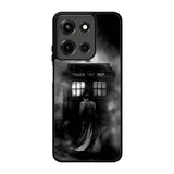 Doctor Who Tardis Police Box Black White Motorola Moto G 5G 2025 Case FE5320