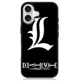 Death Note Light Logo Z4365 iPhone 16 Plus Case