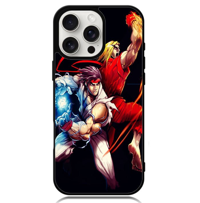 Street Fighter Ryu  Ken Z4372 iPhone 16 Pro Max Case