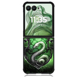 Slytherin Logo Z4390 Motorola Moto Razr+ Plus 2024/2025 Case, Motorola Razr 50 Ultra/50s Ultra Case
