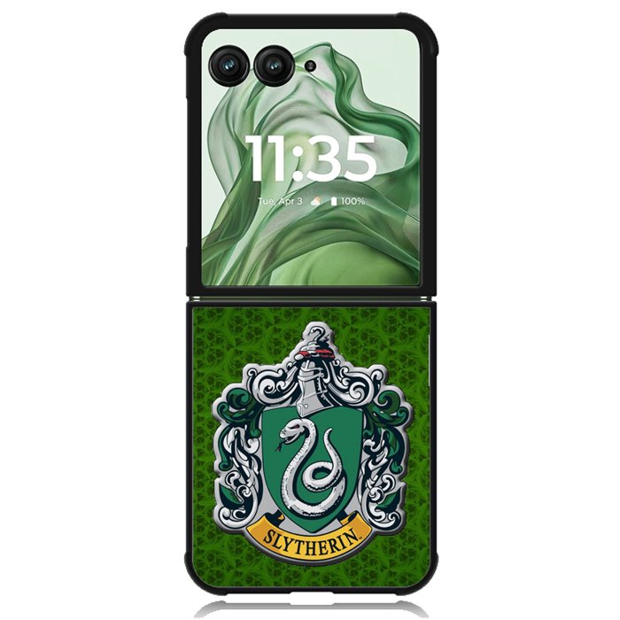 Harry Potter Logo slytherin Z4397 Motorola Moto Razr+ Plus 2024/2025 Case, Motorola Razr 50 Ultra/50s Ultra Case