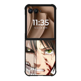 attack on titan eren Z4439 Motorola Moto RAZR Plus 2025 Case