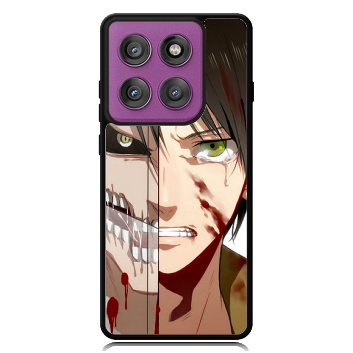 attack on titan eren Z4439 Motorola Moto Edge 2025 | Moto Edge 60 Fusion | Moto Edge 60 Pro Case