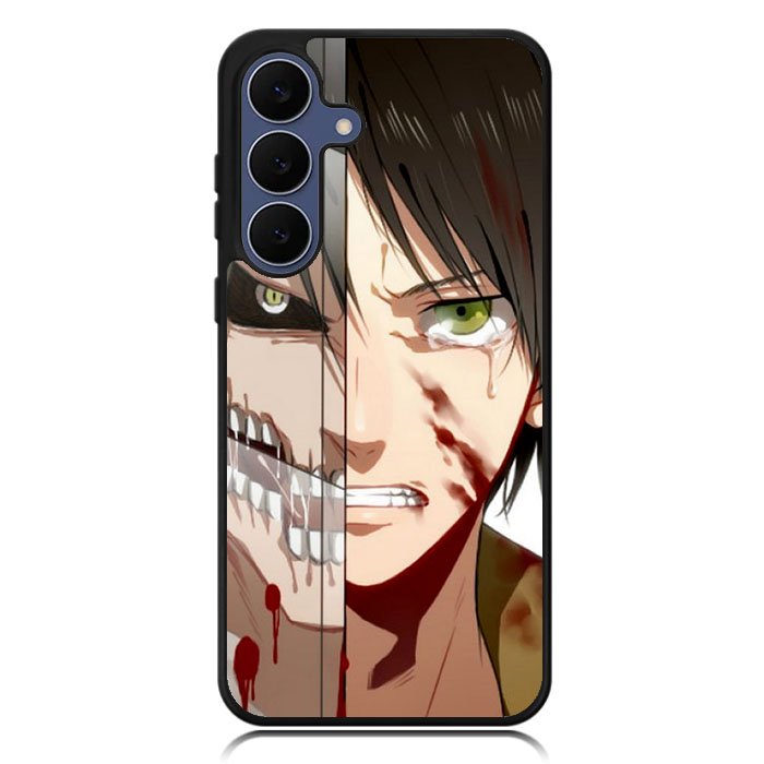 attack on titan eren Z4439 Samsung Galaxy S25 FE Case