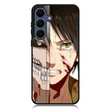 attack on titan eren Z4439 Samsung Galaxy S25 FE Case