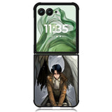 attack on titan levi Z4441 Motorola Moto Razr+ Plus 2024/2025 Case, Motorola Razr 50 Ultra/50s Ultra Case