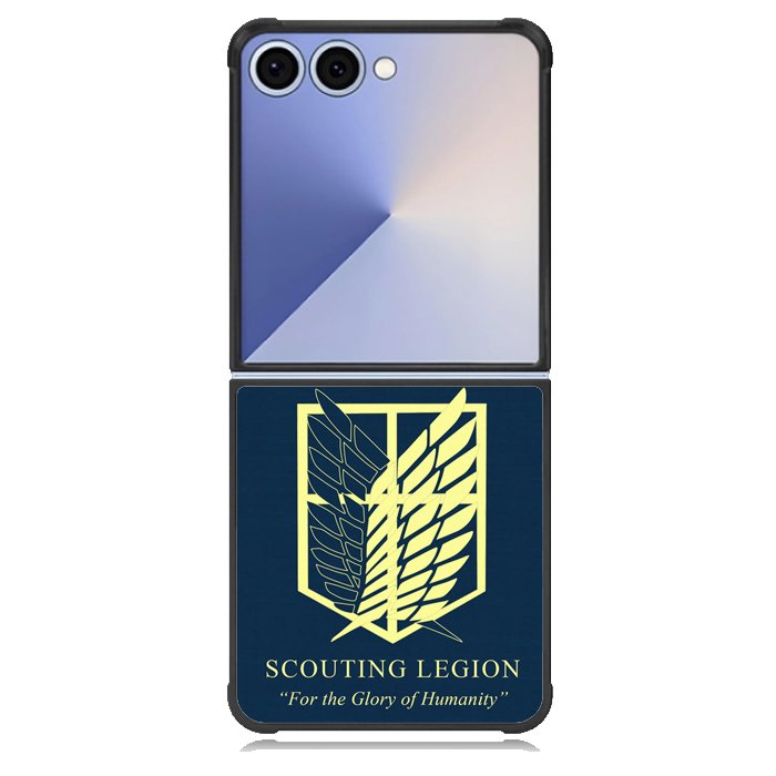 attack on titan Logo minimalist Z4442 Samsung Galaxy Z Flip 7 Case