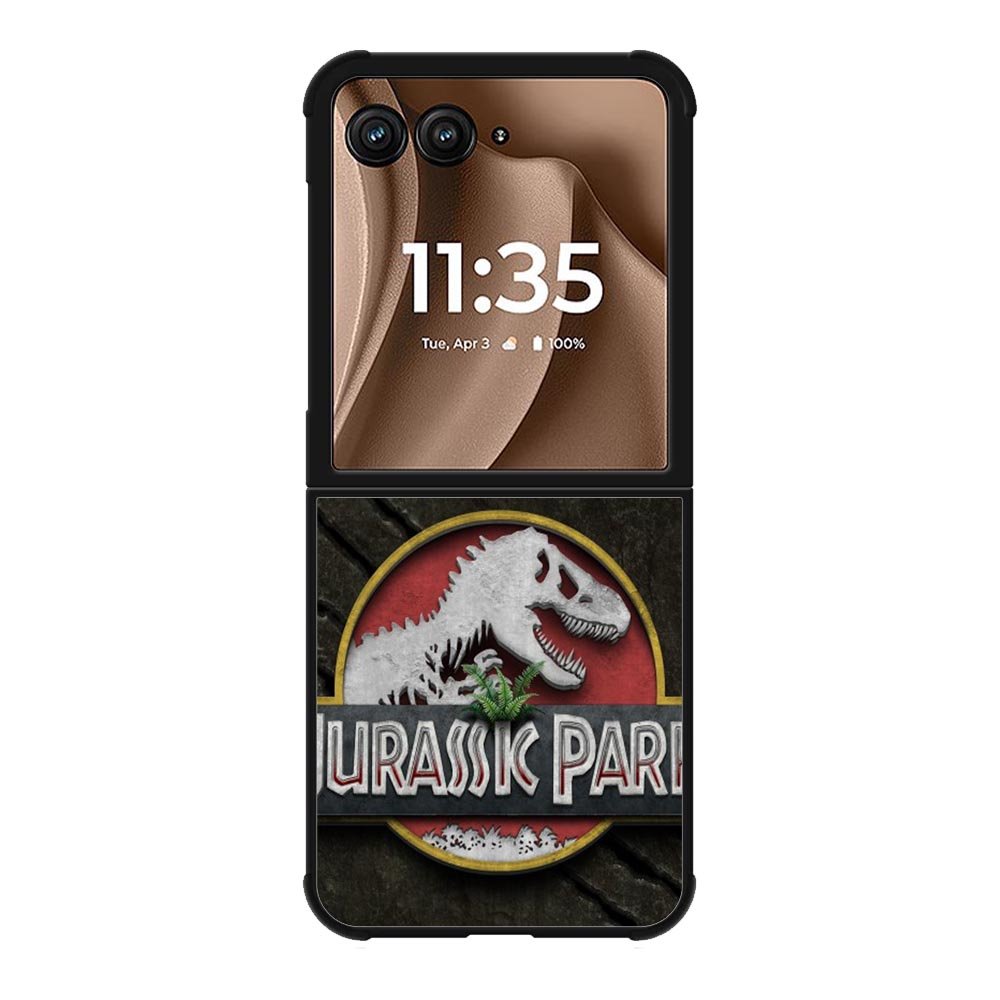 jurassic park Logo Z4493 Motorola Moto RAZR Plus 2025 Case