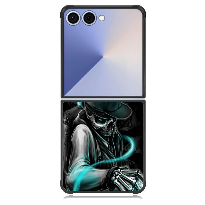 Skull Written Burners Z4580 Samsung Galaxy Z Flip 7 Case