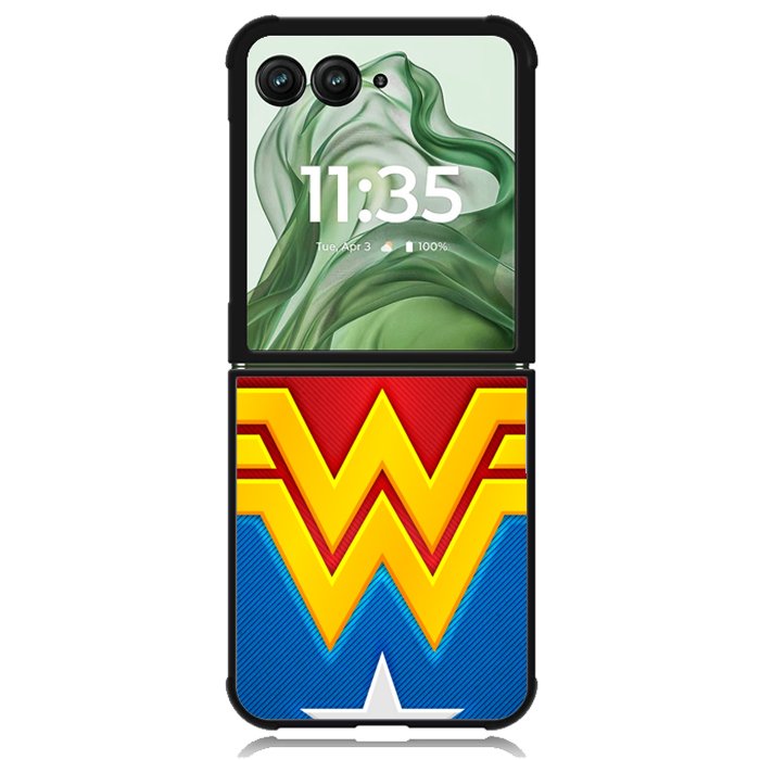 wonder women Logo Z4676 Motorola Moto Razr+ Plus 2024/2025 Case, Motorola Razr 50 Ultra/50s Ultra Case