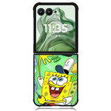 Spongebob Squarepants krabby patty Z4679 Motorola Moto Razr+ Plus 2024/2025 Case, Motorola Razr 50 Ultra/50s Ultra Case