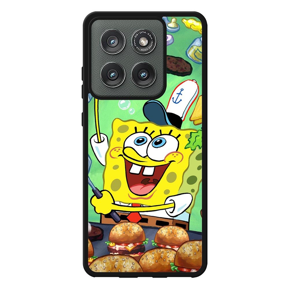 Spongebob Squarepants krabby patty Z4679 Motorola Moto Edge 2025 Case