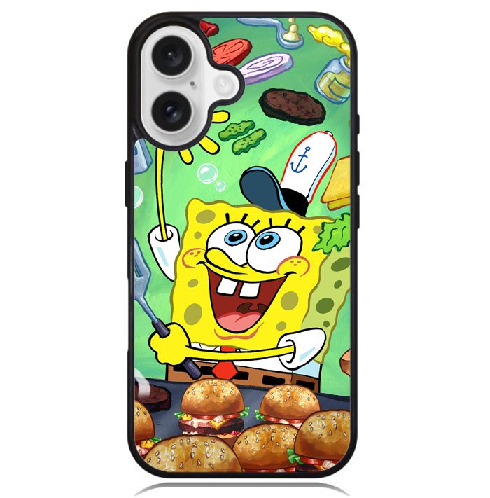 Spongebob Squarepants krabby patty Z4679 iPhone 16 Plus Case