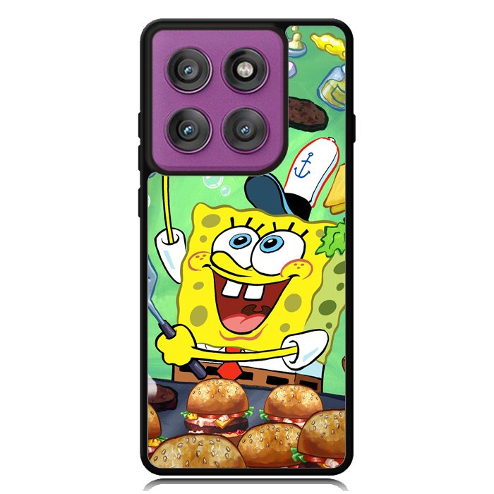 Spongebob Squarepants krabby patty Z4679 Motorola Moto Edge 2025 | Moto Edge 60 Fusion | Moto Edge 60 Pro Case