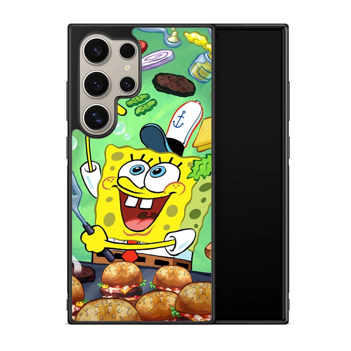 Spongebob Squarepants krabby patty Z4679 Samsung Galaxy S24 Ultra 5G Case