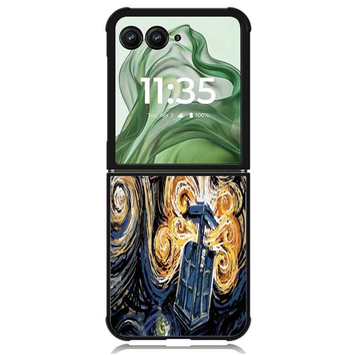 Doctor who Starry Z4712 Motorola Moto Razr+ Plus 2024/2025 Case, Motorola Razr 50 Ultra/50s Ultra Case