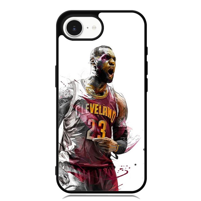 lebron james art iPhone 16e Case FE1428