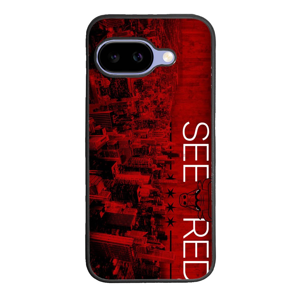 See Red Chicago Bulls Playoffs Z4811 Google Pixel 10A Case