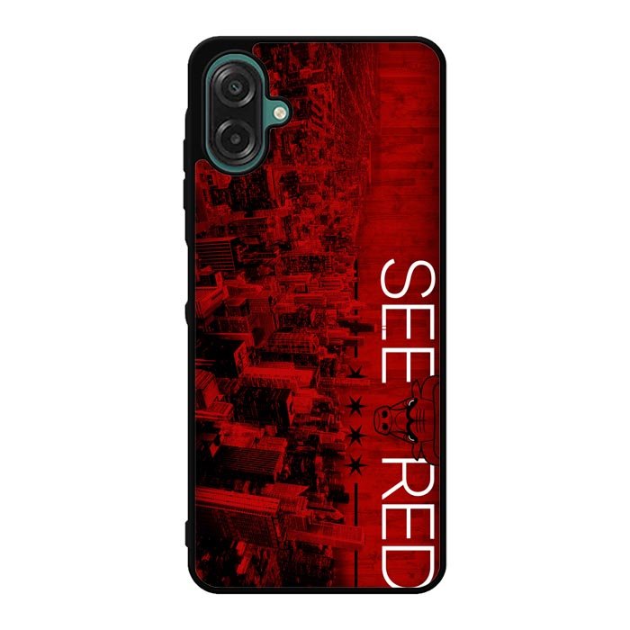 See Red Chicago Bulls Playoffs Z4811 Samsung Galaxy A07 Case
