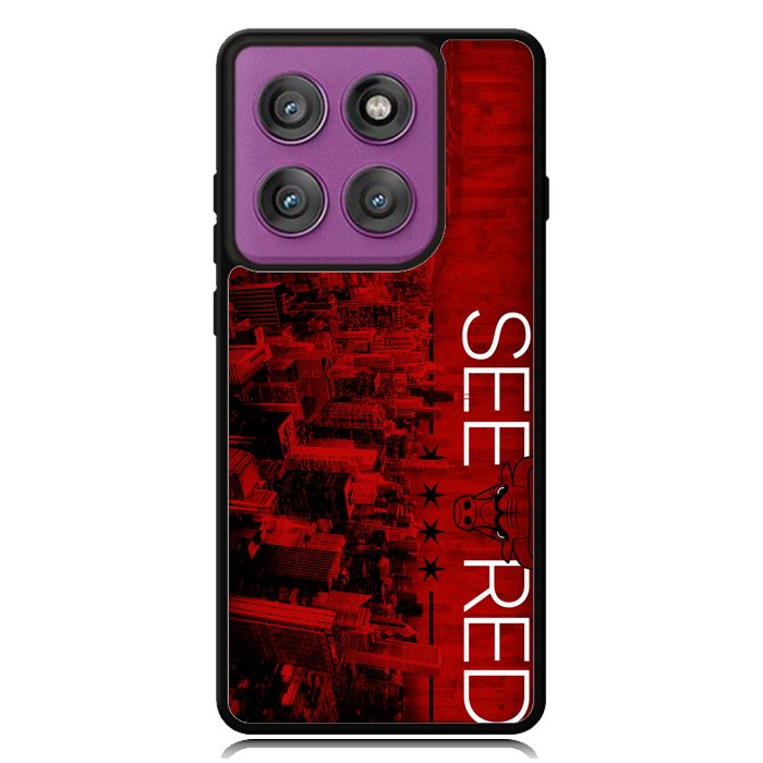 See Red Chicago Bulls Playoffs Z4811 Motorola Moto Edge 2025 | Moto Edge 60 Fusion | Moto Edge 60 Pro Case