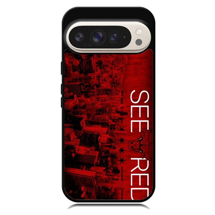 See Red Chicago Bulls Playoffs Z4811 Google Pixel 9 Pro XL Case