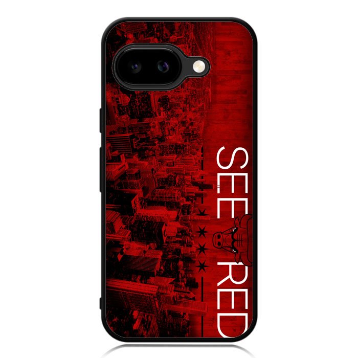 See Red Chicago Bulls Playoffs Z4811 Google Pixel 9A Case