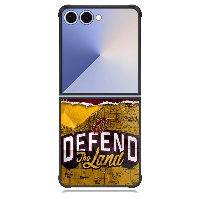 Defend The Land Cavaliers Playoff Z4812 Samsung Galaxy Z Flip 7 Case