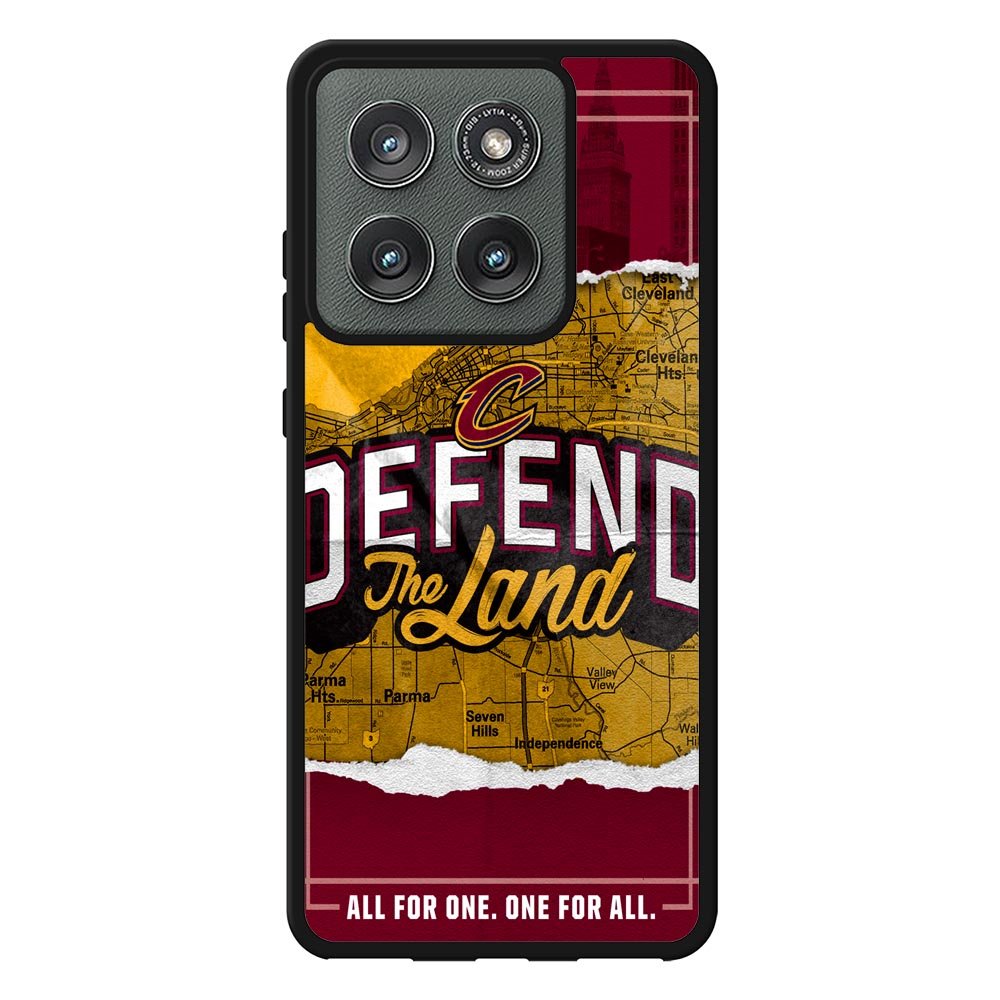 Defend The Land Cavaliers Playoff Z4812 Motorola Moto Edge 2025 Case