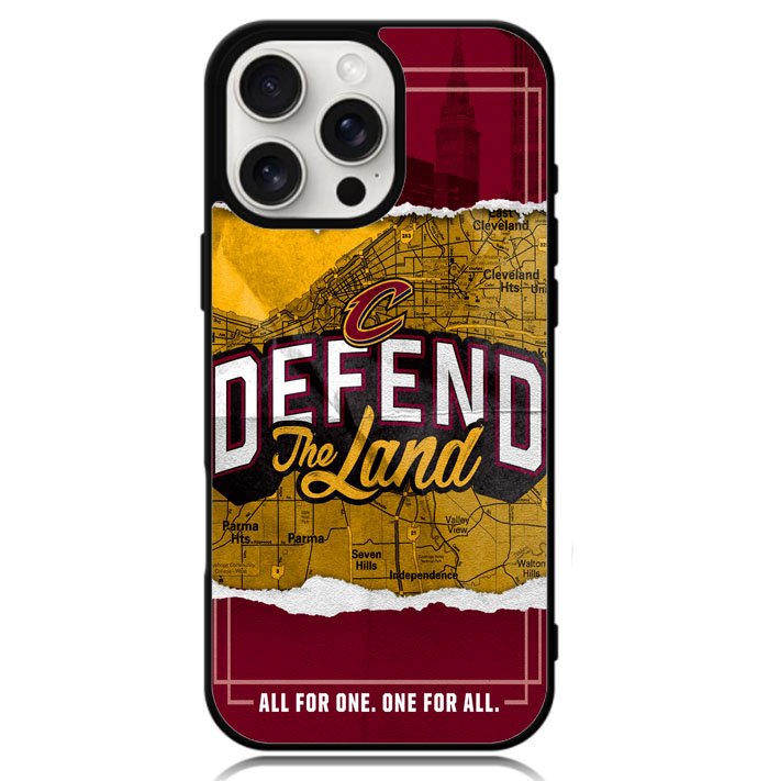 Defend The Land Cavaliers Playoff Z4812 iPhone 16 Pro Max Case