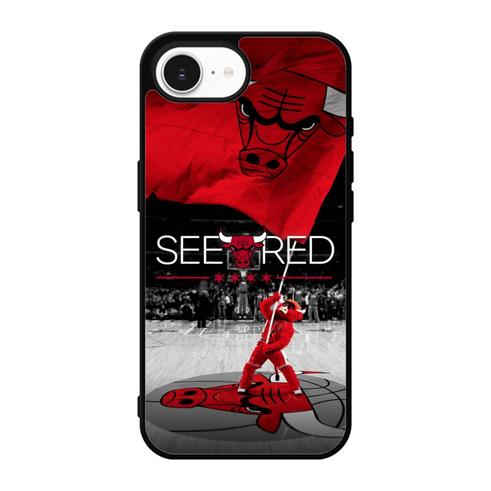 See Red Chicago Bulls Flag Playoff  Z4832 iPhone 17e Case