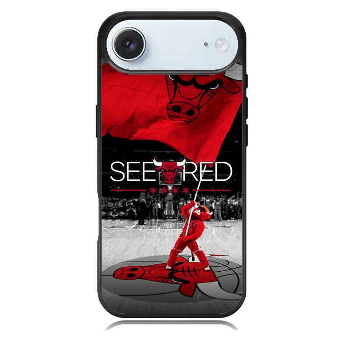 See Red Chicago Bulls Flag Playoff  Z4832 iPhone 17 Air Case