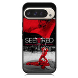 See Red Chicago Bulls Flag Playoff  Z4832 Google Pixel 9 Pro XL Case