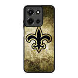 New Orleans Saints gold Motorola Moto G 5G 2025 Case FE6518