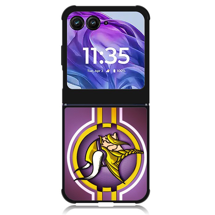 Minnesota Vikings Logo 1st Motorola Moto Razr 2024 , Moto Razr 50 Case