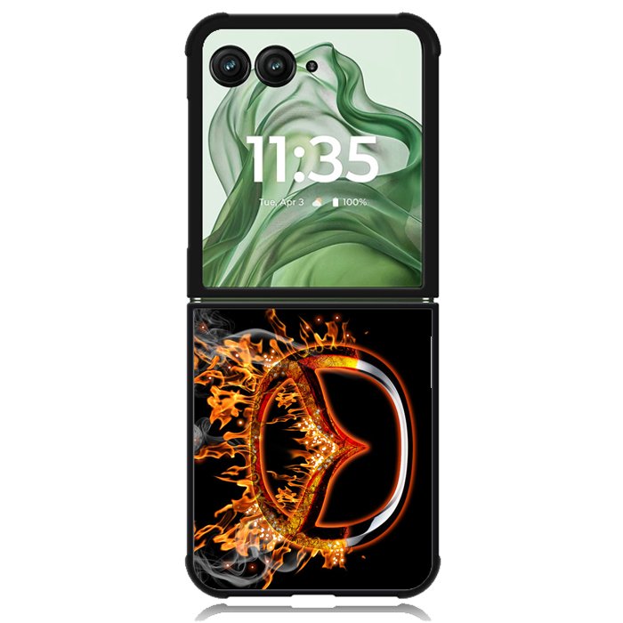 mazda fire Logo Z5045 Motorola Moto Razr+ Plus 2024/2025 Case, Motorola Razr 50 Ultra/50s Ultra Case