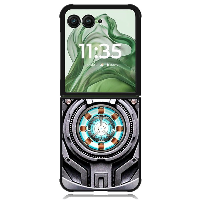 Body Arc Reactor Z5081 Motorola Moto Razr+ Plus 2024/2025 Case, Motorola Razr 50 Ultra/50s Ultra Case